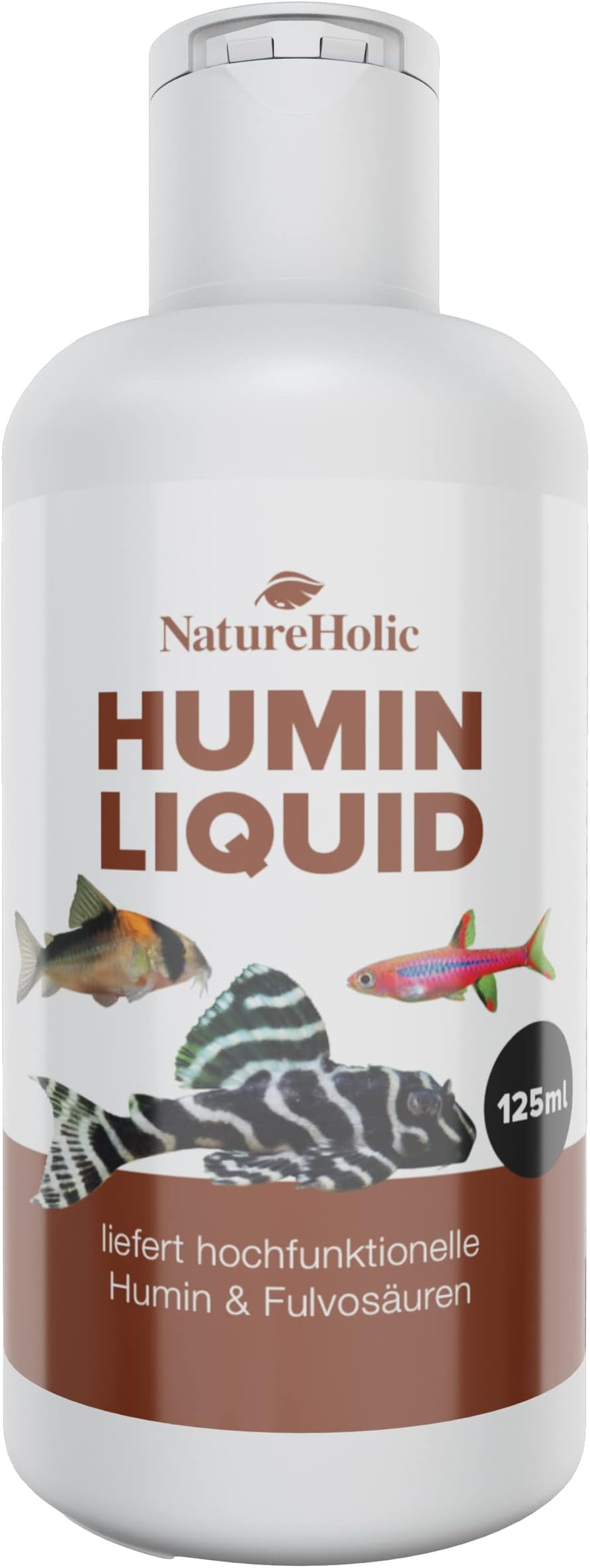 NatureHolic - Crusta Humin Liquid - Water Conditioner - Valuable Humic Substances for Your Shrimp Aquarium - 125 ml