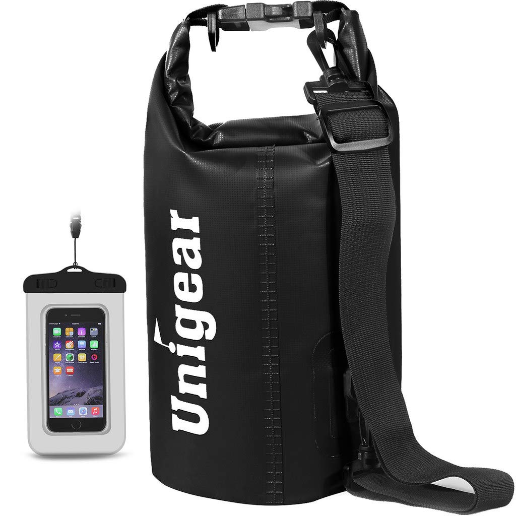 Unigear Waterproof Bags/Waterproof Bags/Dry Bag (2L/5L/10L/20L/30L/40L) for Outdoor Activities and Water Sports, Camping, Boating, Kayaking, Fishing with Waterproof Phone Pouch — image 1