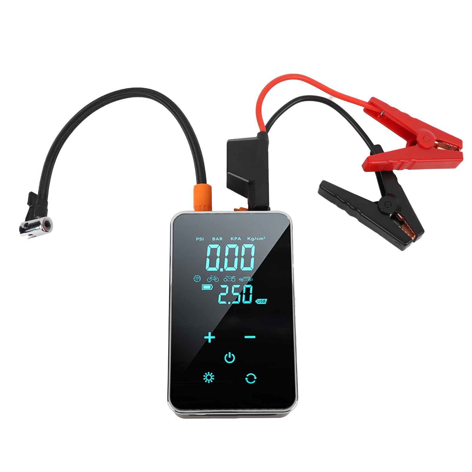 Compresor de Aire Inalámbrico 150 PSI, Inflador Portátil para Coche Moto
