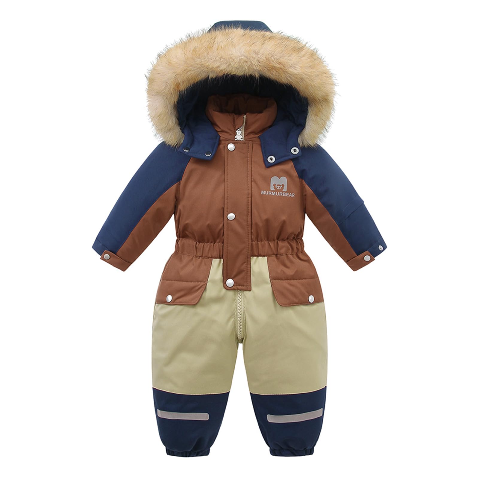 JiAmy Sneeuwpak voor kinderen, jongens en meisjes, skipak voor kleine kinderen, baby, winter, overall met capuchon, fleece gevoerd, voor 1-6 jaar, Oranje met kaki, 5-6 Jaar JiAmy Sneeuwpak voor kinderen, jongens en meisjes, skipak voor kleine kinderen, baby, winter, overall met capuchon, fleece gevoerd, voor 1-6 jaar, Oranje met kaki, 5-6 Jaar