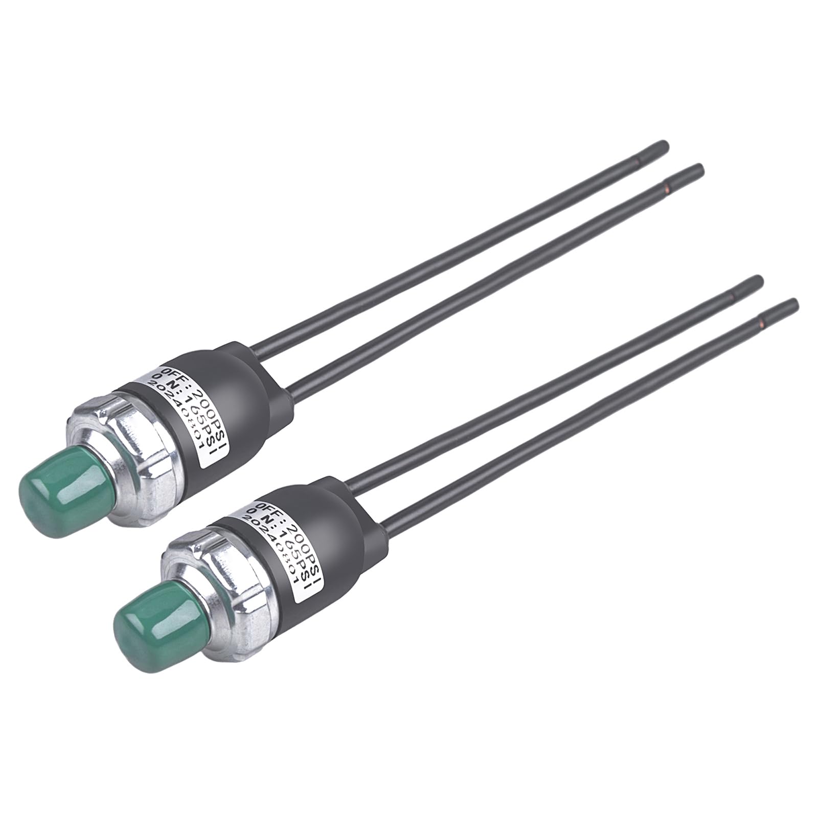 165-200PSI 1/4"-18 NPT Air Pressure Switch 24V 12V Air Compressor Pressure Switch Air Tank Pressure Controller