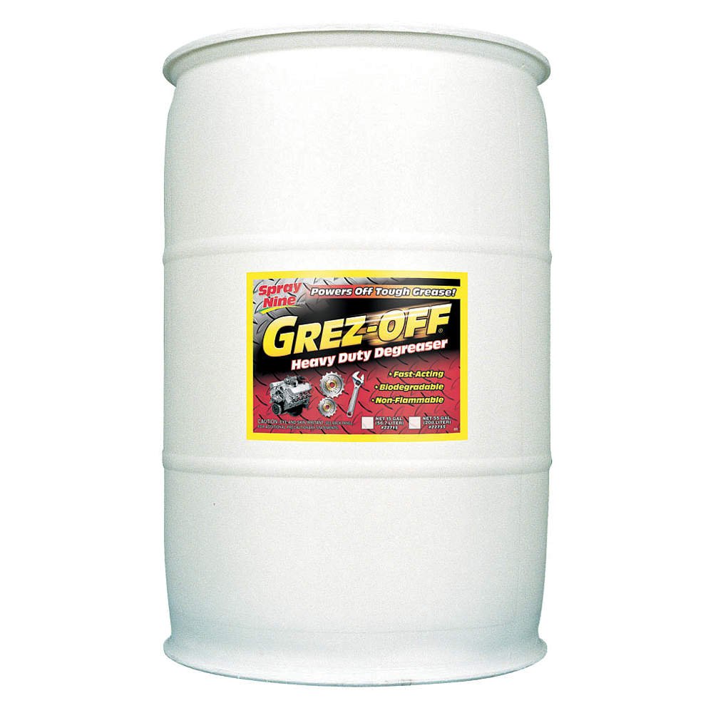 Spray Nine 22755 Grez-Off Heavy Duty Degreaser - 55 Gallon