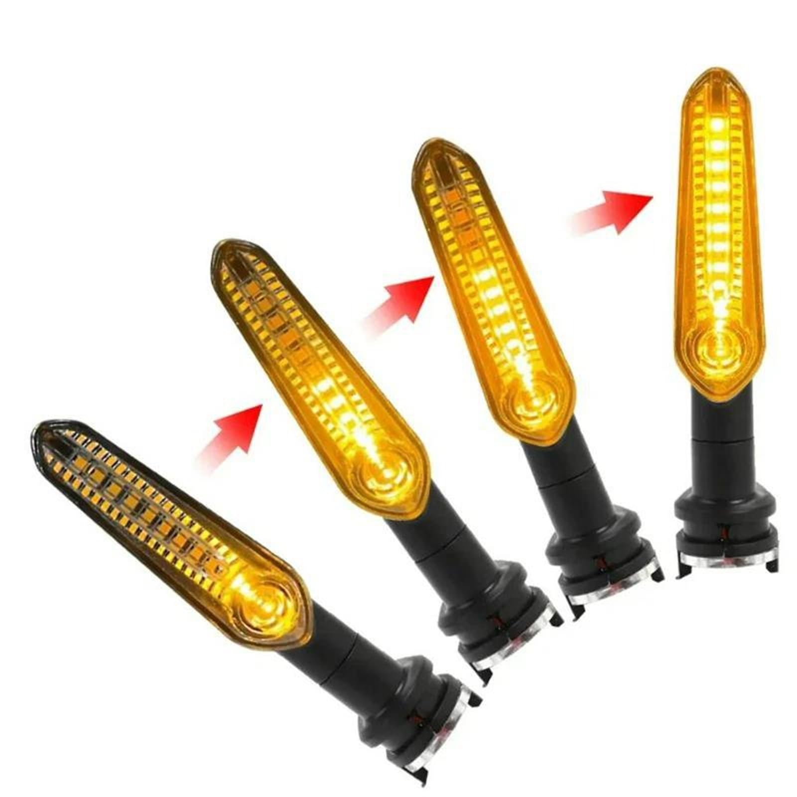 Faro Di Svolta Per Moto Per YAMAHA MT-125 15 25 03 07 MT-07 TRACER MT-09/SP/TRACER MT-10/SP Niken 7 TENERE 700 TRACER 700/7/GT Luce lampeggiante indicatore(4 pezzi)
