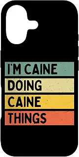 I'm Caine Doing Caine Things 面白い名言 スマホケース iPhone 17 用