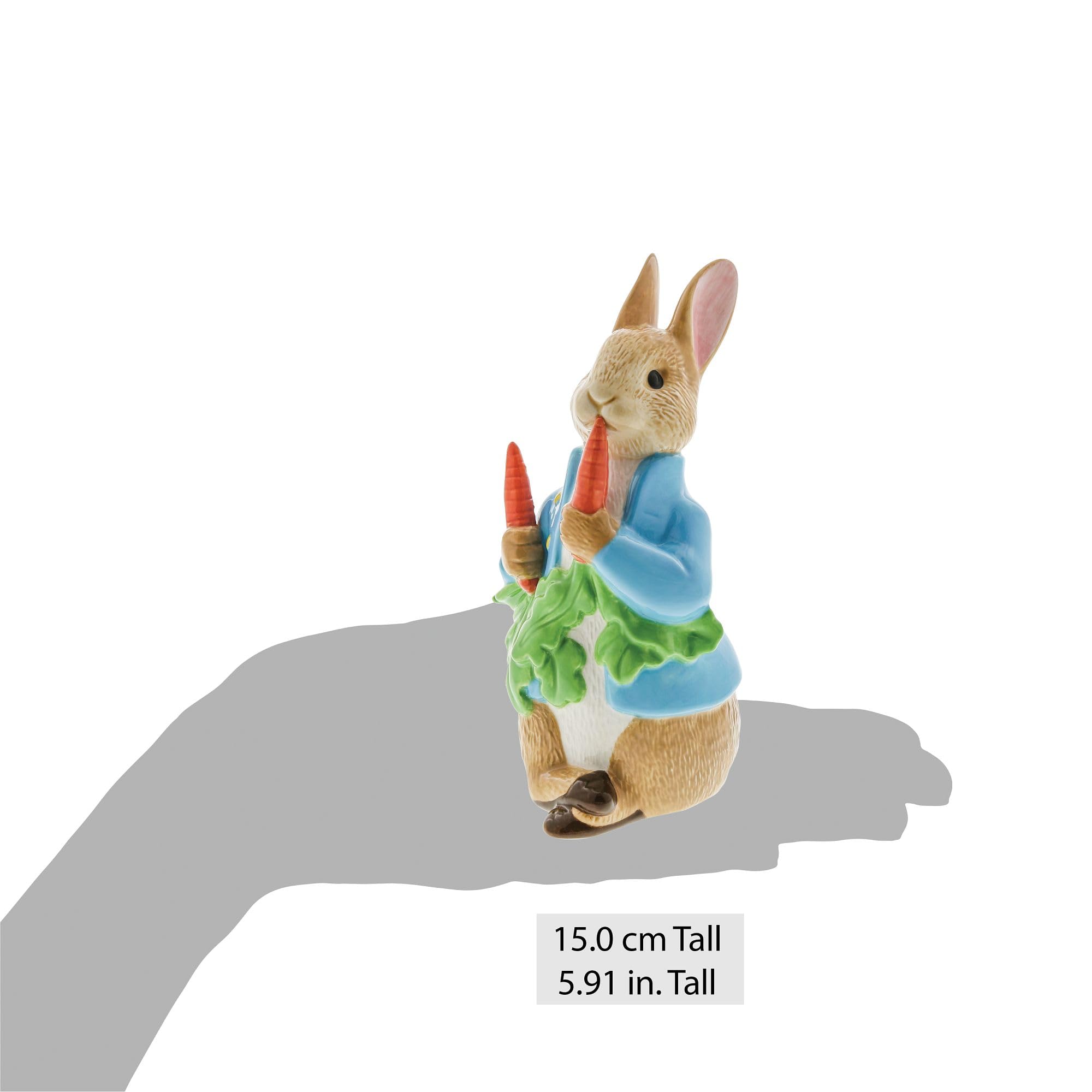 ピーターラビット　◆希少【Peter Rabbit with Radishes】 Beatrix Potter Peter Rabbit W Radish Figurine : Amazon.co.uk: Home