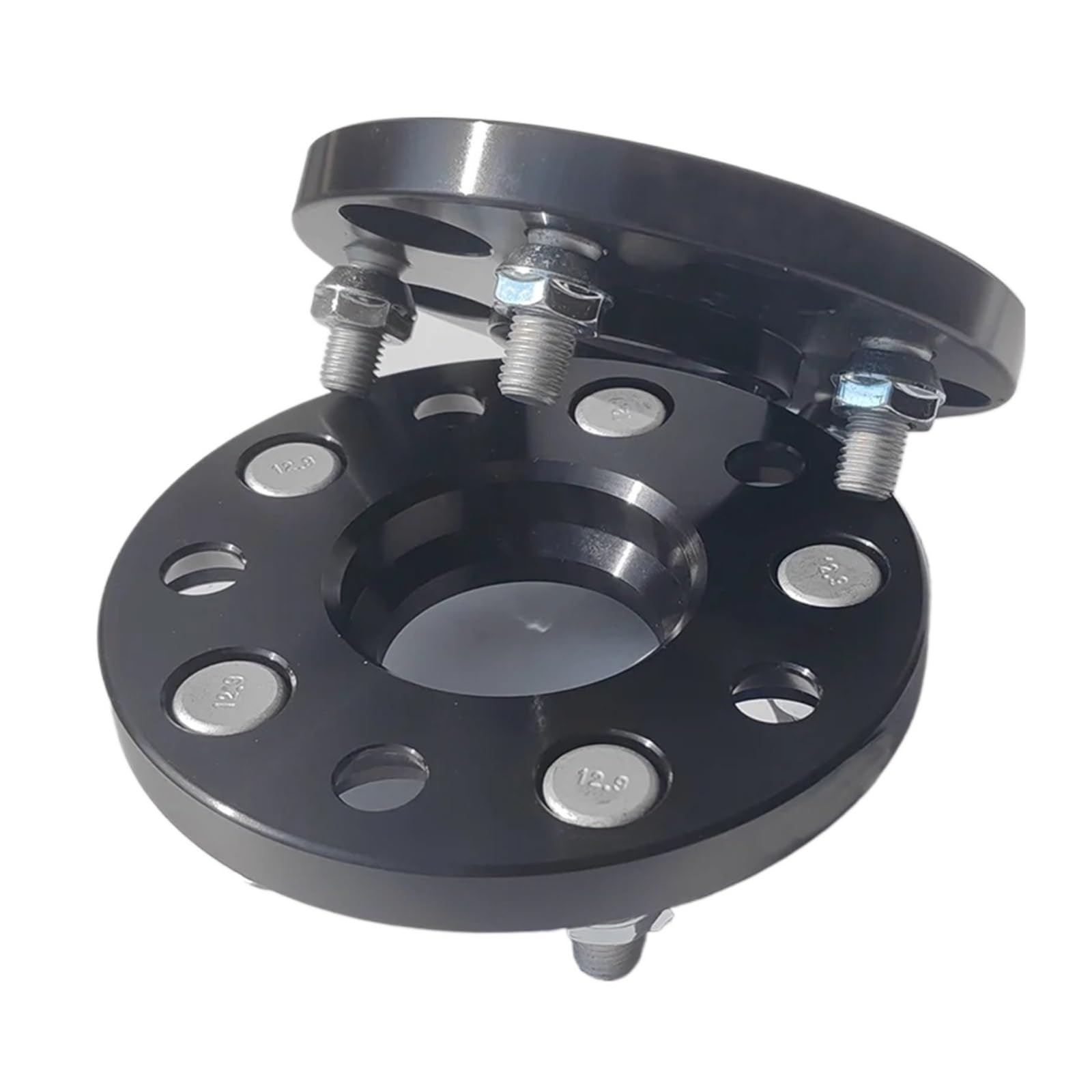 distanziali auto Distanziatore Per Auto In Alluminio | Materiale 6061T6 Distanziale ruota in alluminio Distanziale ruota(30mm Black)
