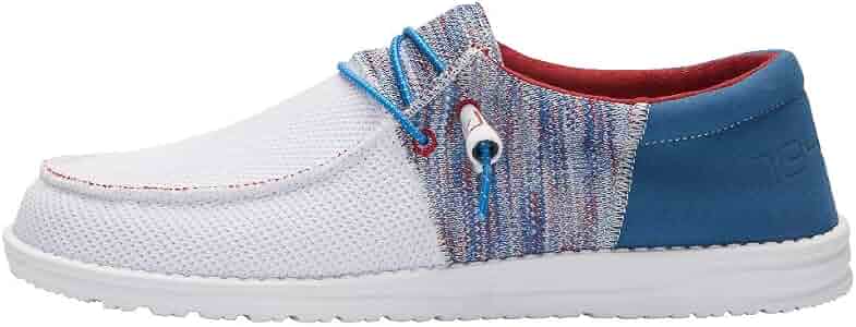 Hey Dude Men's Wally Sox Funk Blue Red 