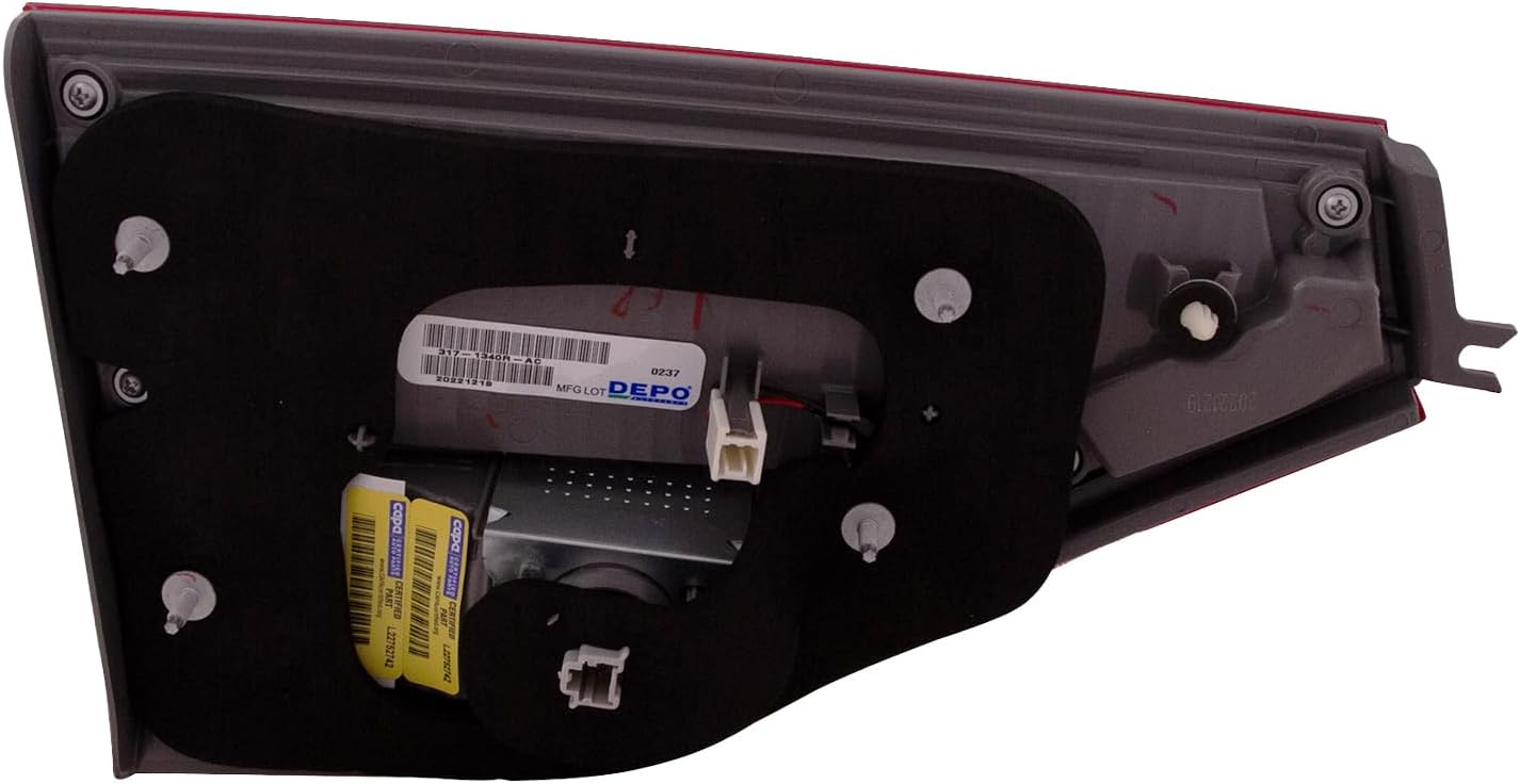 HEADLIGHTSDEPOT Inner Tail Light Left Driver Side Compatible With Honda Odyssey 2014-2017 CAPA Certified