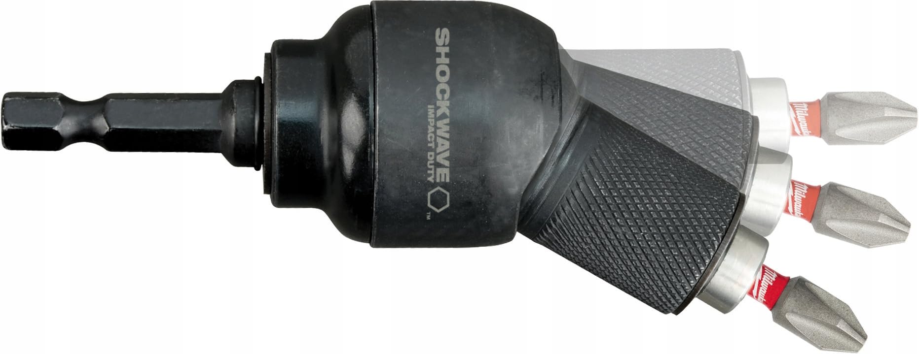 Milwaukee 4932459781 Universal Angle Drive + 10 Screw Bits