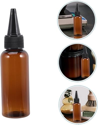 12pcs Refillable Hair Dye & Oil Bottles with Nozzle