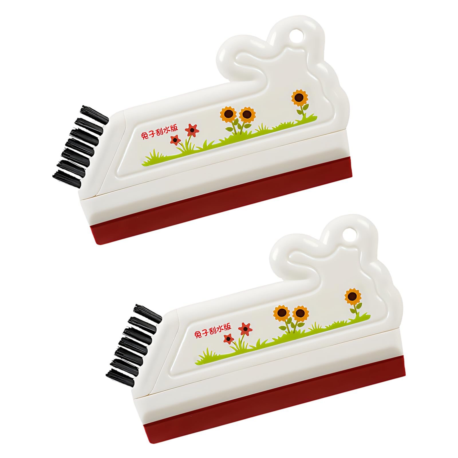 Nvoqilin White Rabbits Shape Small Handy Squeegee Water Window Wiper Drying Clean Scraping Cleaner Scraper Tool Handy Soft Squeegee For Flexible Small Glass Scraper For Efficient