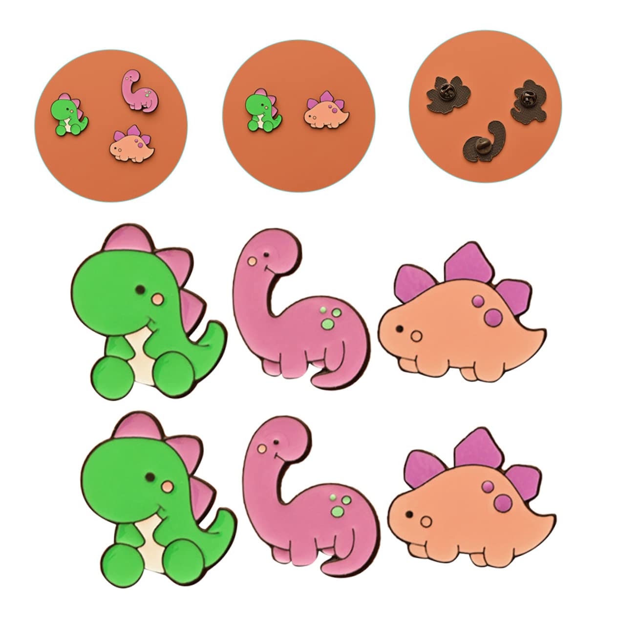FRCOLOR Dinosaurier Brosche Anstecknadeln Für Die Rückseite Broschen Schmuck Für Frauen Anstecknadeln Und Broschen Für Frauen Kawaii Anstecknadel Brosche Anstecknadel Damen