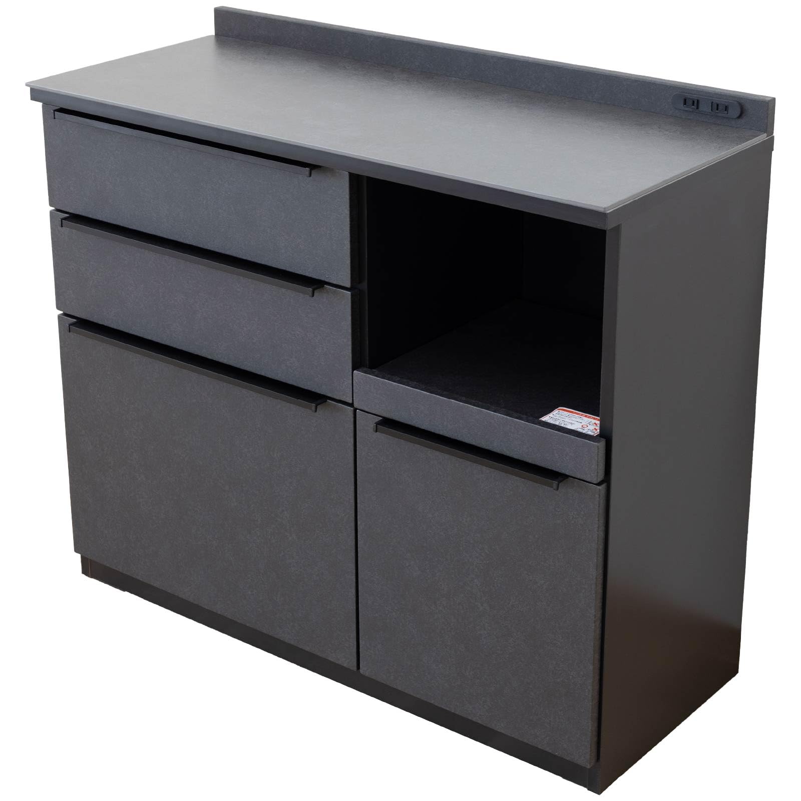 超美品‼️】定価58,300円♪ クロシオ 82cm幅ダイニングダストボックス