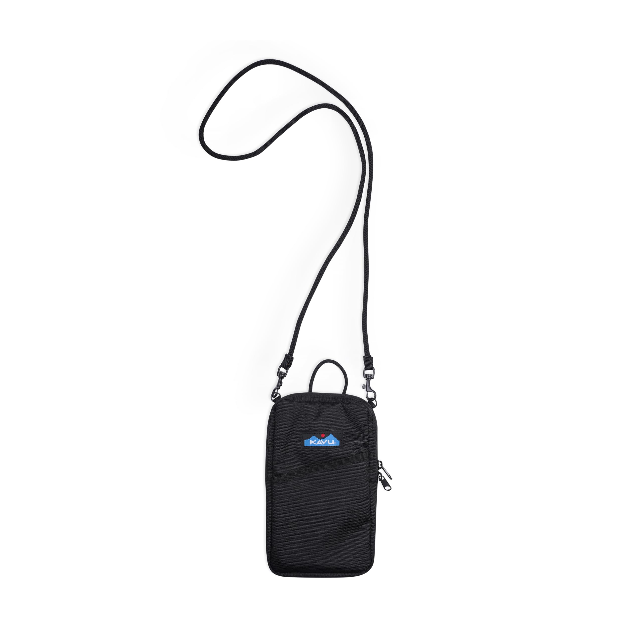 KAVU Essential Case Zip Crossbody Wallet with Rope