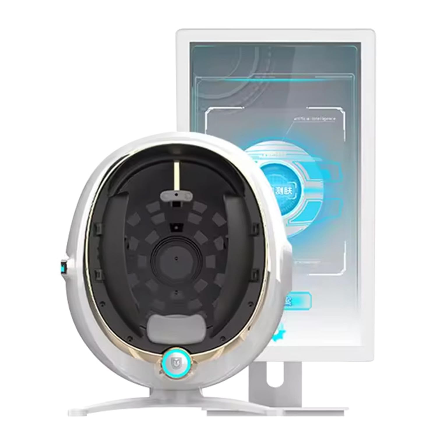 Analizador de Piel Facial Profesional, analizador de Humedad Inteligente 3D, detección y análisis de la Piel Facial, Detector de Piel. 21.5inches