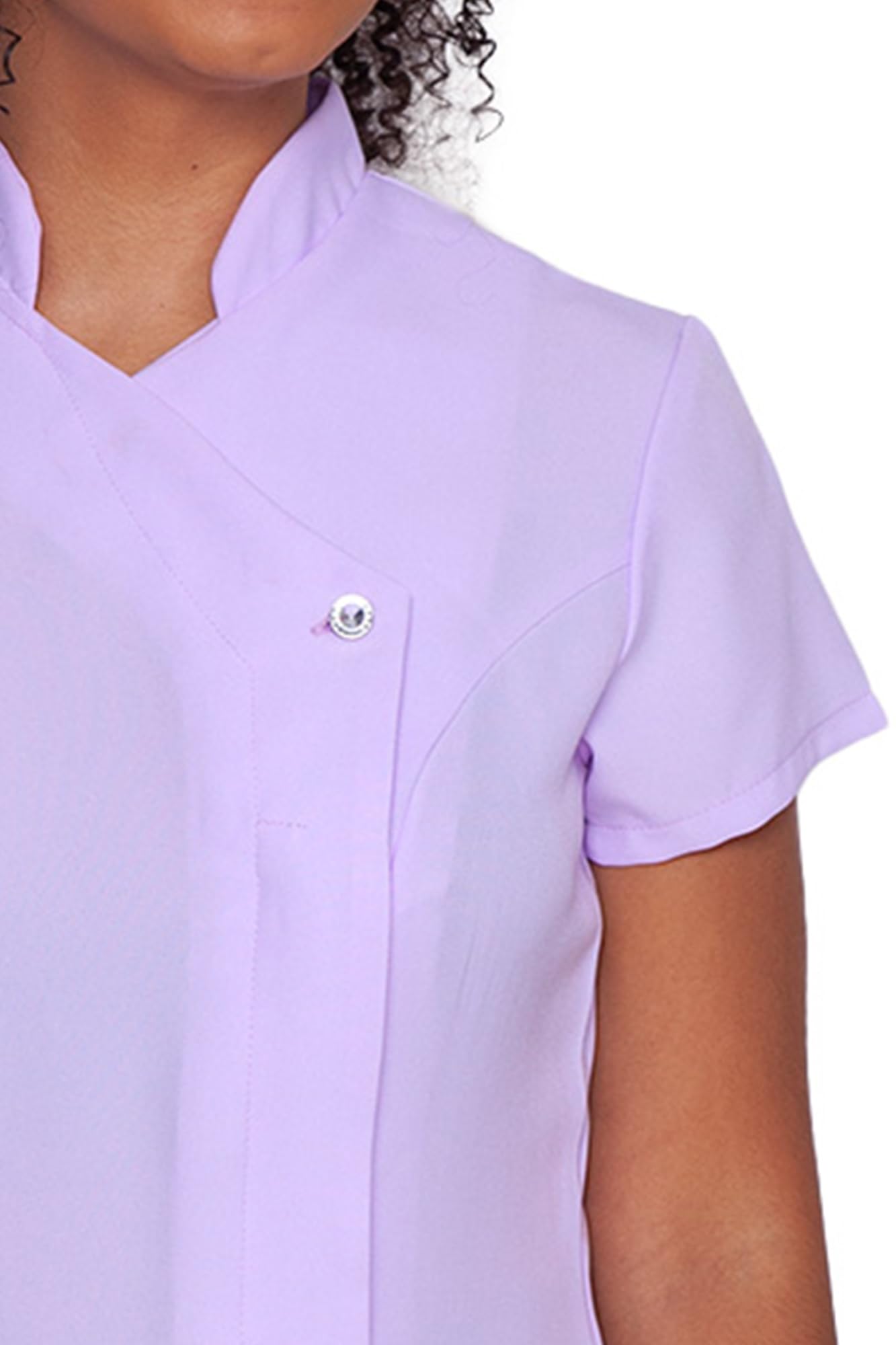 Mirabella Health & Beauty Damen Berufsbekleidung Kasack Freya Flieder DE 50 UK 22
