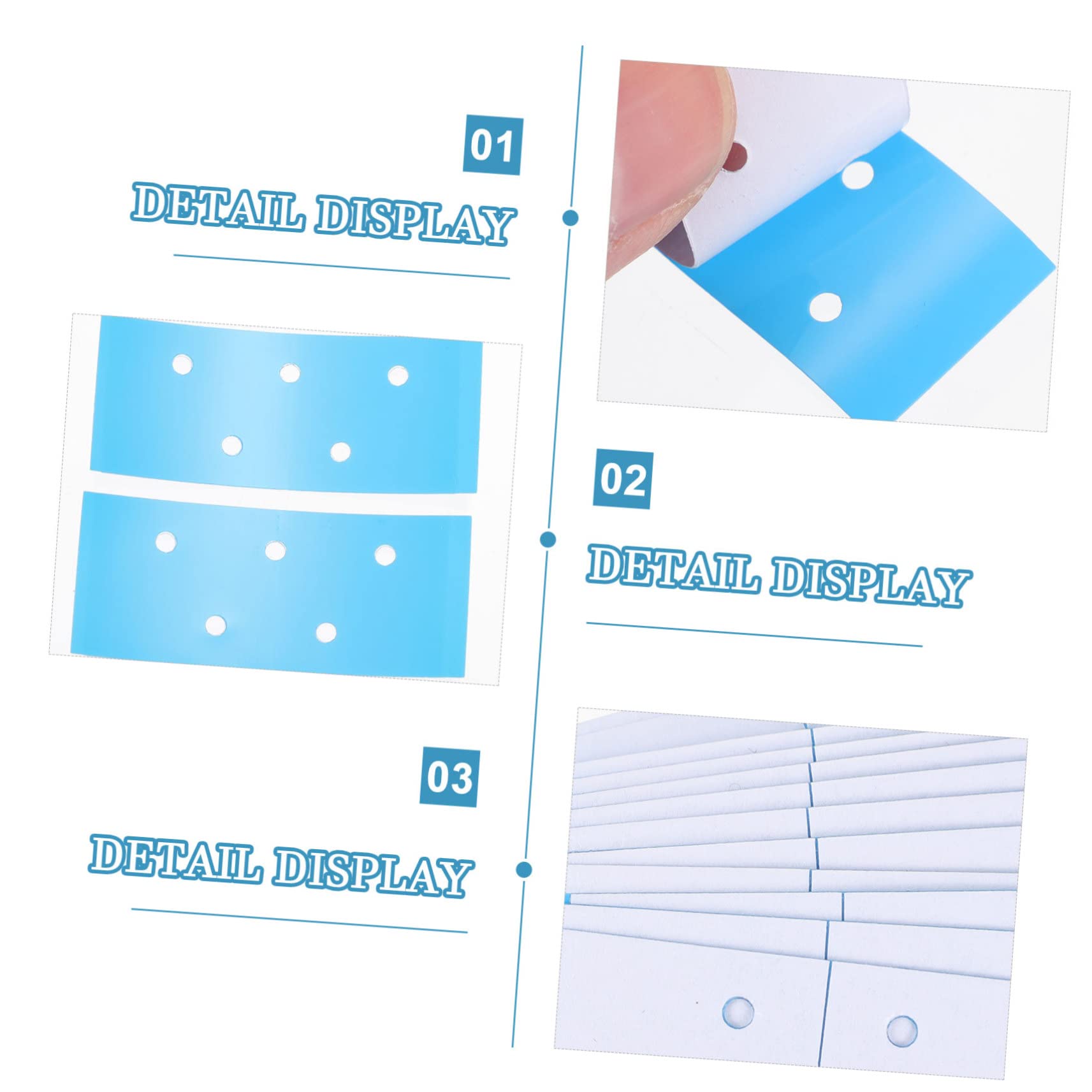 Gogogmee 3sets Female Wig Tape Double Sided Adhesive for Hair Extensions Hold Safe for All Hair 36pcs*3