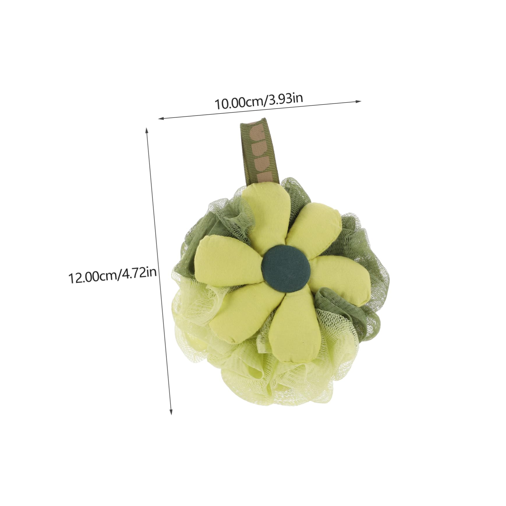 Angoily 9piezas Esponja De Baño Para Bebés De Exfoliante Floral De Loofah Para Baño De Recién Nacidos Diseño Práctico y Portátil
