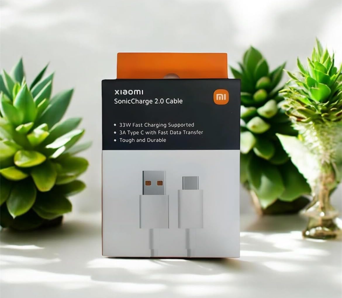 New Technology 33W 67W For mi Type C Cable Quick & Intelligent charging performance (New Technology) Only Cable