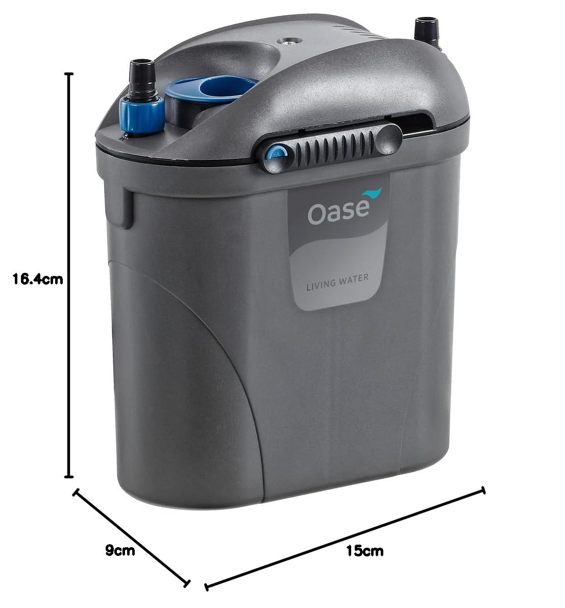 Oase FiltoSmart 60 Filtro Exterior para Acuario de 60 litros, para Agua Dulce y Salada de mar, 5 W