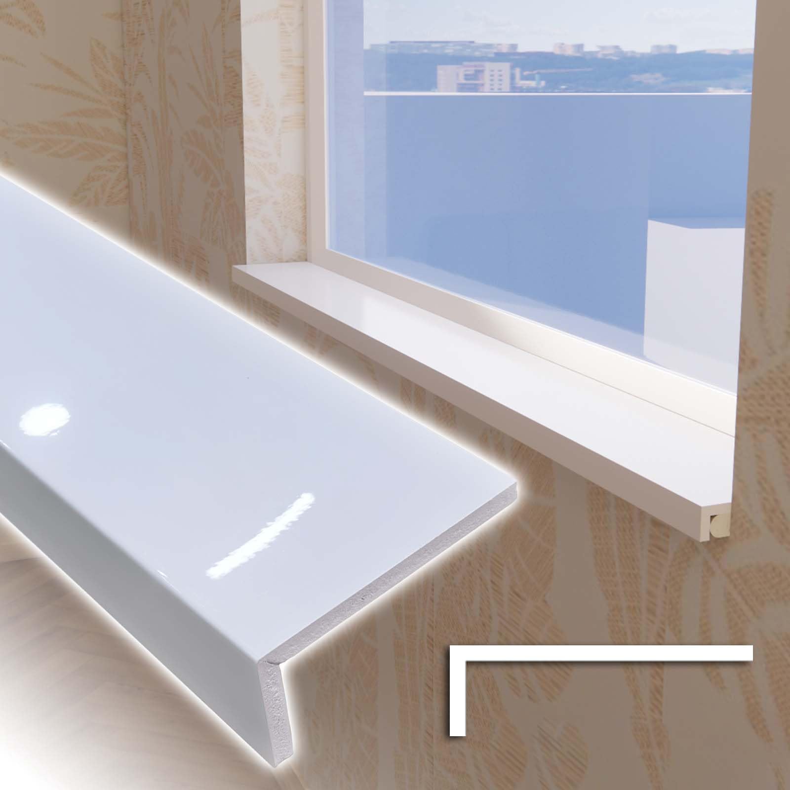 white window sill protector 36 inch wide 4 inch deep waterproof pvc window sills cover board cuttable windows replacement plate for decor