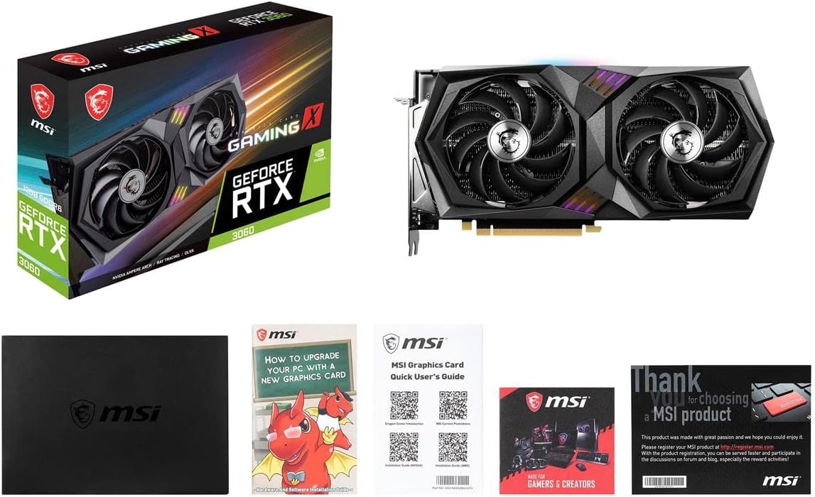 S*g様 MSI GeForce RTX 3060 12GB ID K630 Overview GeForce RTX 3060 GAMING X TRIO 12G | MSI USA