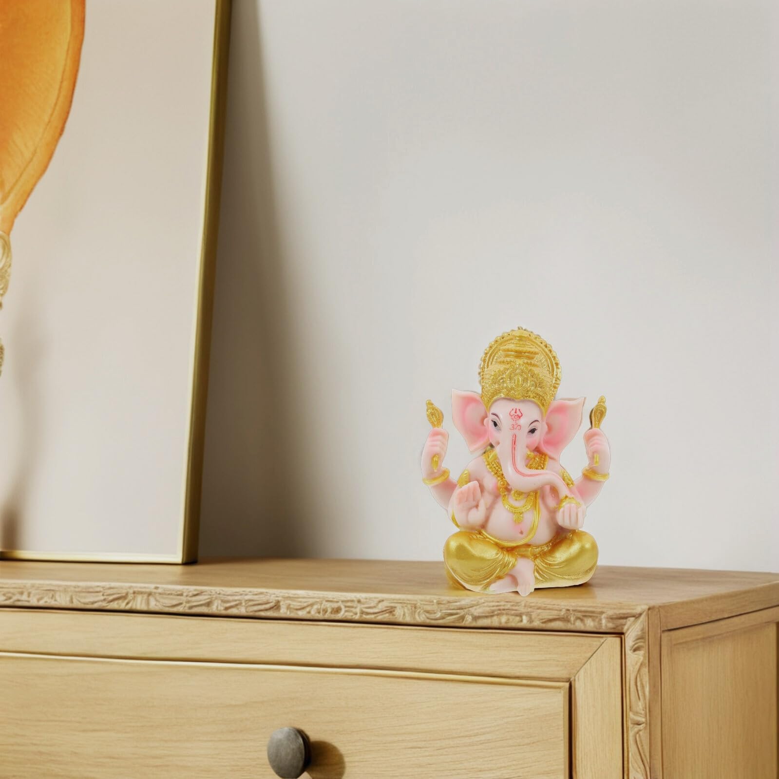 OUNONA Elefante Scultura Figurina in Ornamento Casa per Ricchezza Decorazione Tavolo Soggiorno