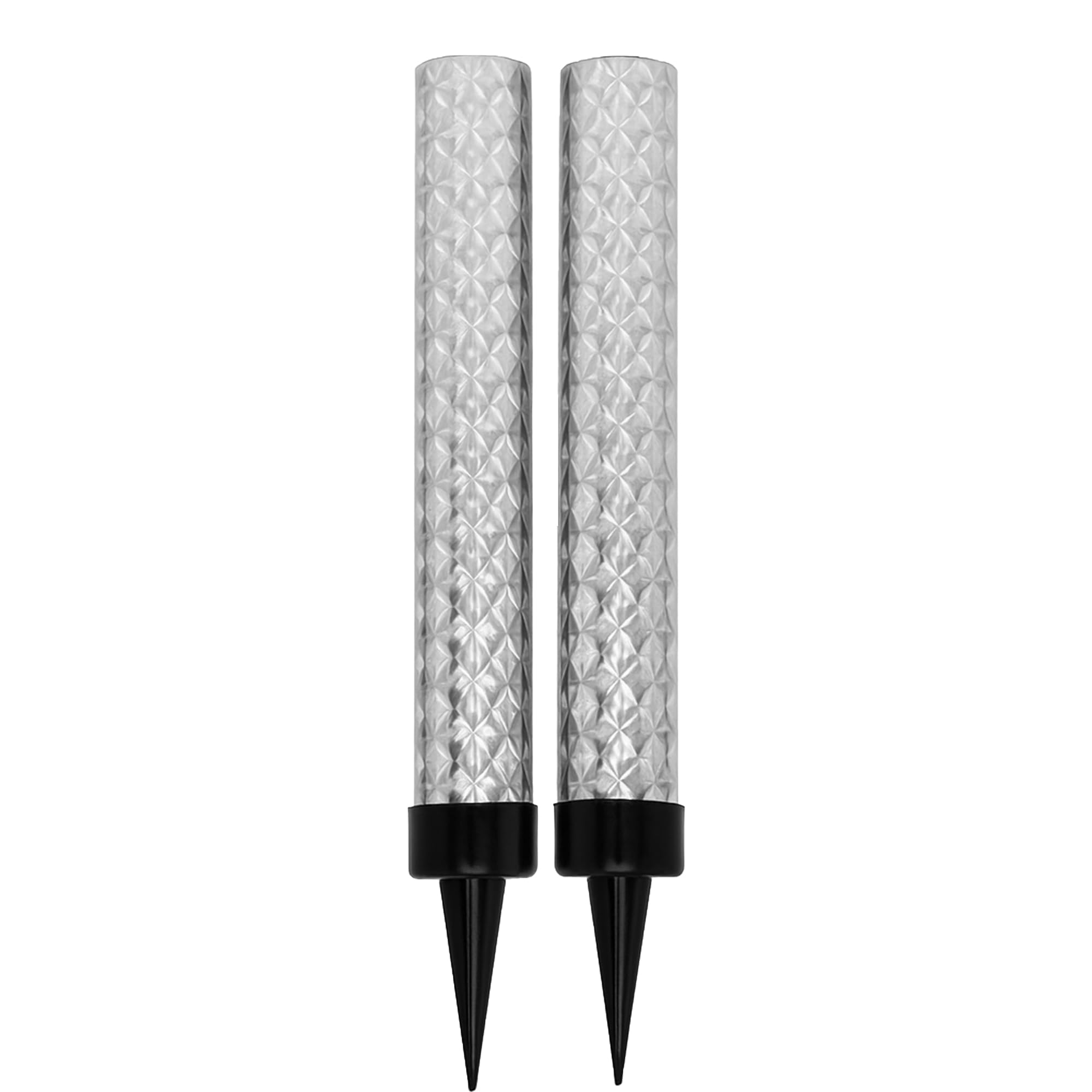 Tsa Limited Silver 15 Cm Silver Ice Sparkling Fountain Candles 15Cm - 2 Pk Cake Topper Sparkler For Birthday, Wedding, New Year, Anniversary Decoration, Special Celebrations Decor - Bright Fountain Candles For Birthday Cake