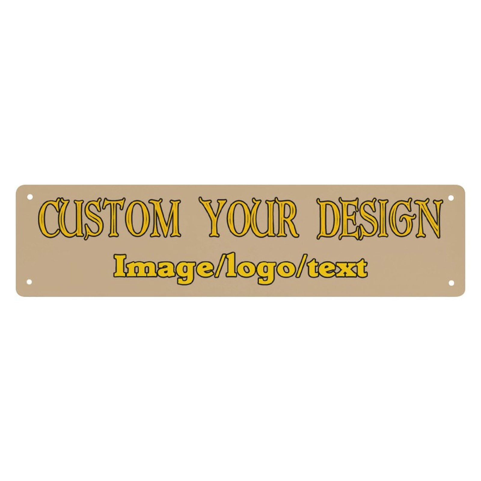 Custom Sign Outdoor And Indoor Metal Personalized Make Your Own Signage Custom Add Logo Text Photo Street Plate Signs Bar Cafe Restaurant Shop Decor