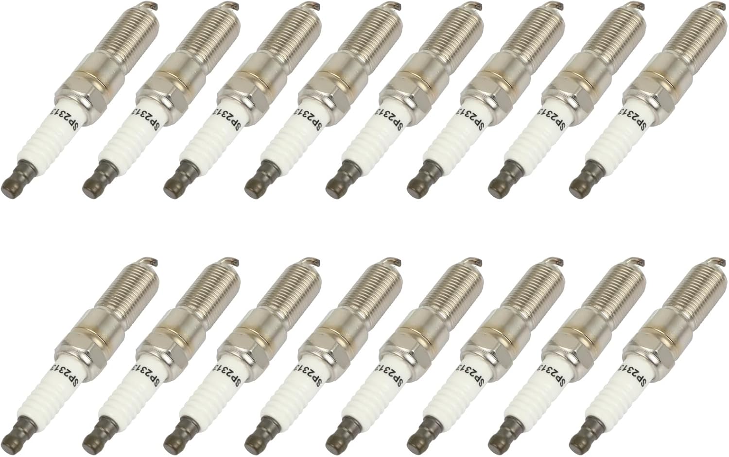 ECCPP Pack of 16 Spark Plugs Compatible with 2007-2008 for Chrysler for Aspen 5.7L/V8,2001-2007 for Dodge for Caravan 2.4L/L4#2313,LZTR4AIX11 Platinum Iridium Spark Plugs