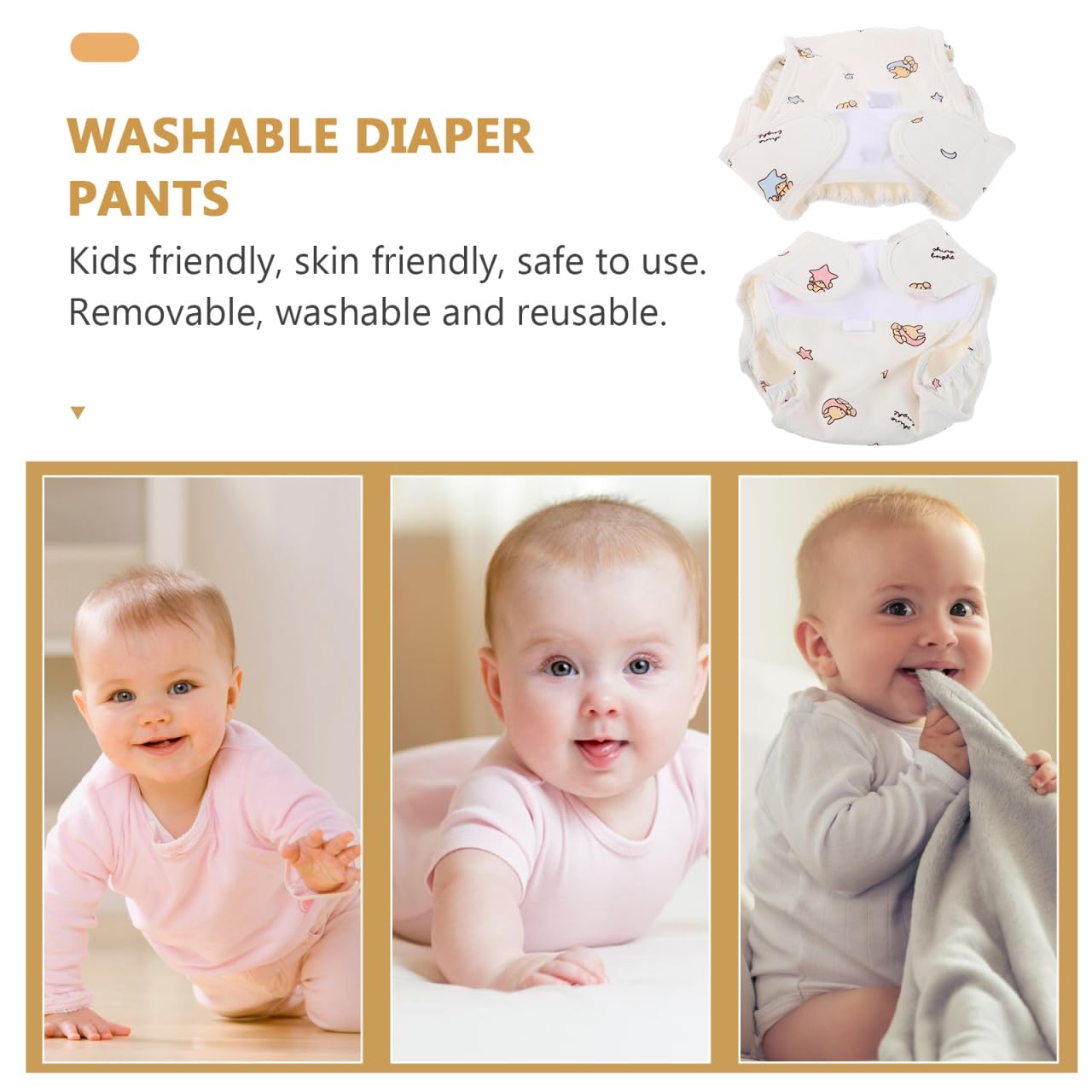 Iplusmile PañAles Lavables Para BebéS ReciéN Nacidos 2 Piezas PañAles Reutilizables De Tela Suaves Absorbentes Y FáCiles De Secar Accesorios De Ropa Para NiñOs PequeñOs