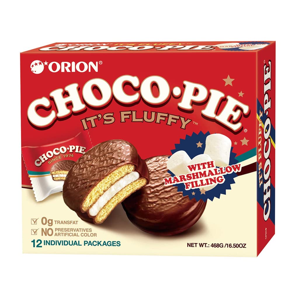 Amazon.com: Orion Choco Pie w/ Marshmallow Filling 468g : Grocery