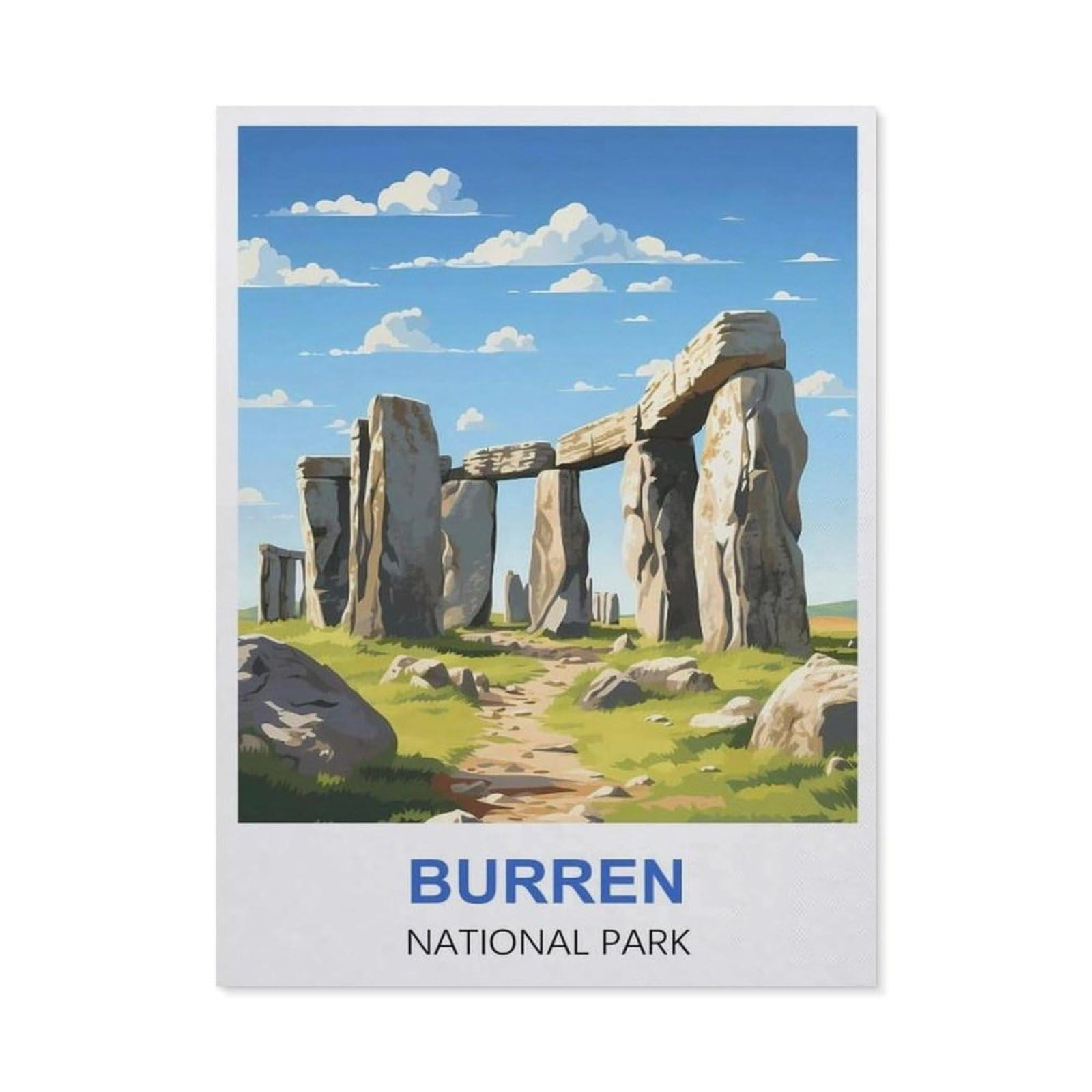 YYHMKBYY，1000Pcs，Burren National Park Ireland，Jigsaw Adult Decompression Game Puzzle Students Toy For Children Christmas Birthday Gifts（75x50cm）-R27