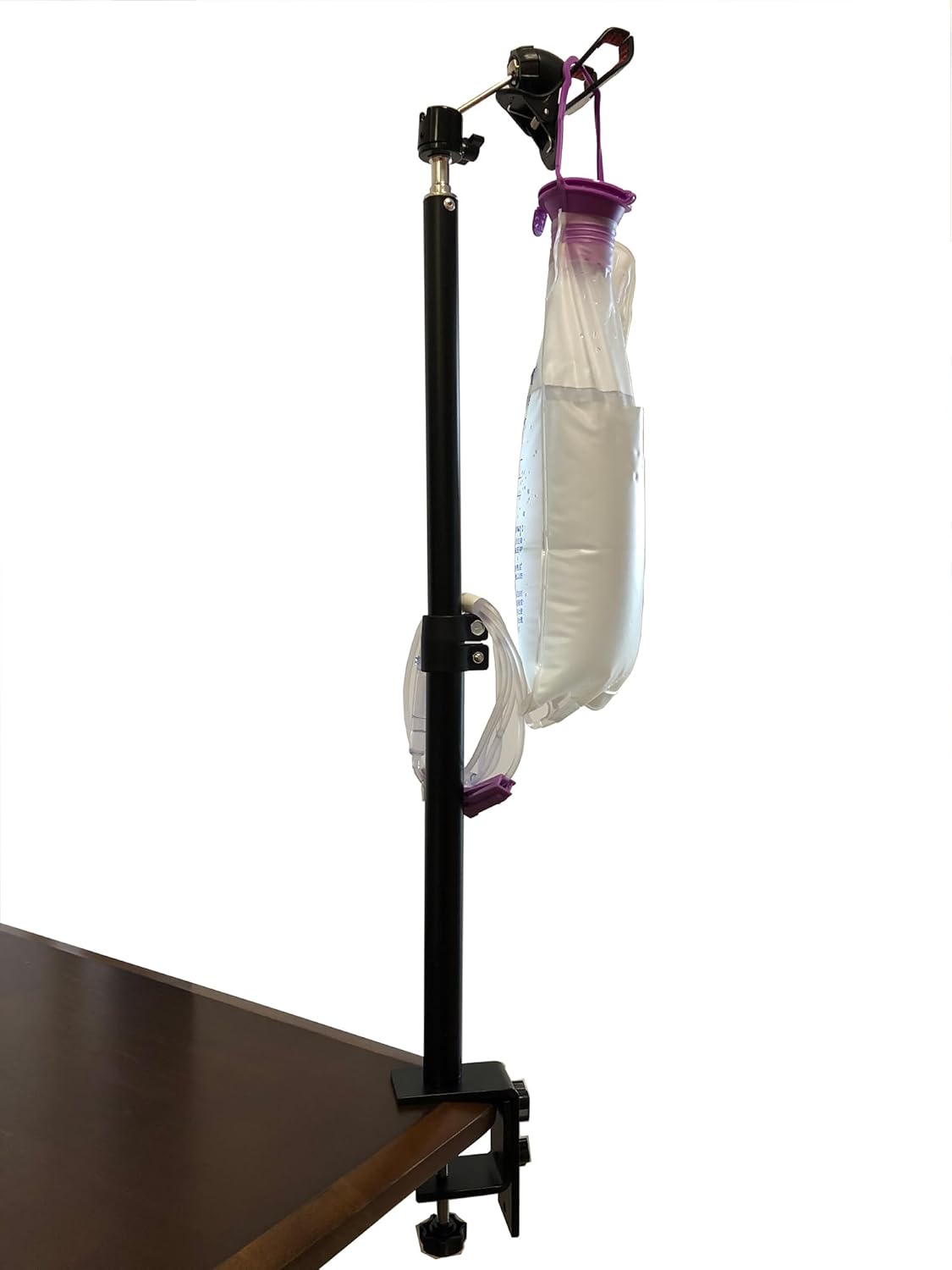 UISKOOPW Feeding Tube Stand, Muscle Portable IV Pole for