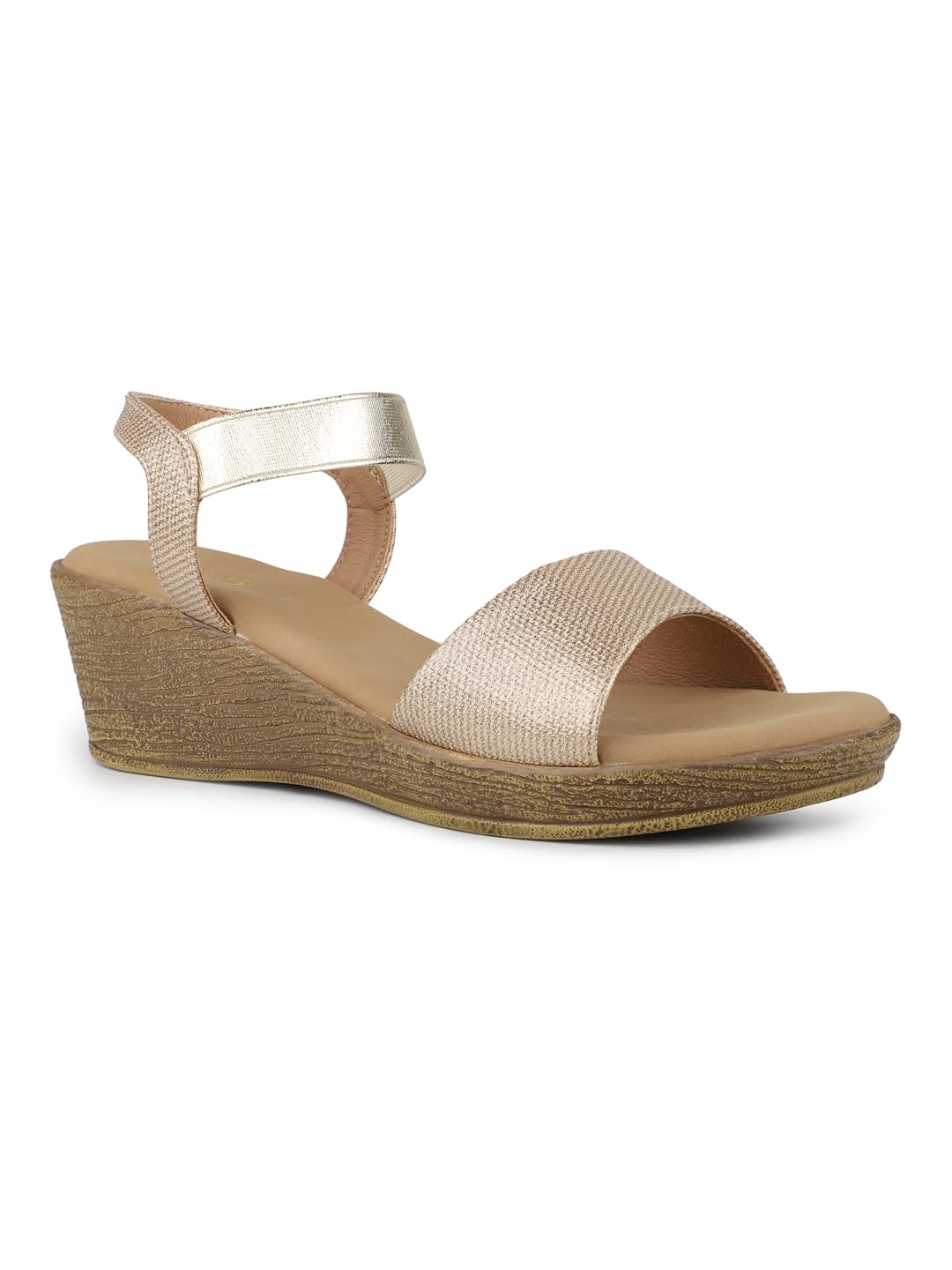 inc.5 Womens Gold Casual Solid Round Toe Heels Heeled Sandal-picture-24