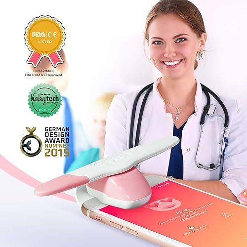 Vista 9 de Eveline - Kit de predictor de prueba de ovulación digital - 5 tiras de prueba de ovulación fáciles en casa con escáner inteligente para un ciclo