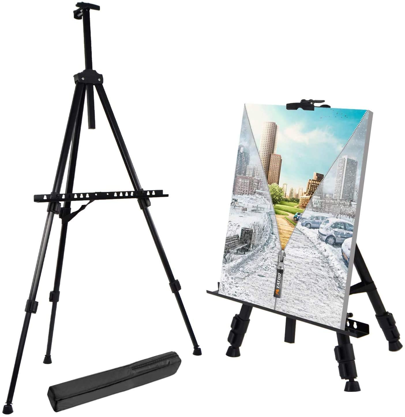 Levin Easel Stand for Painting Drawing Canvas Stand Artists Easle for Drawing ripod Display Painting Easel Stand for Artist & Kids with Carry Case for Indoor & Outdoor 1 Pc (B09MQCSLSN) Amazon Price History, Amazon Price Tracker
