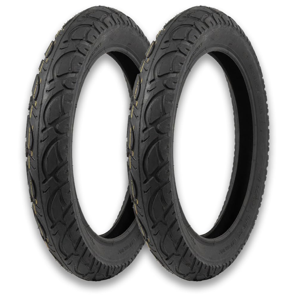 COPPIA COPERTONI PNEUMATICI GOMME BICI ELETTRICA 18 X 2,50