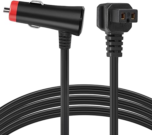 F40C4TMP Cable de alimentación de 12 V24 V CC para refrigerador portátil de coche, congelador, refrigerador, encendedor de cigarrillos, enchufe para