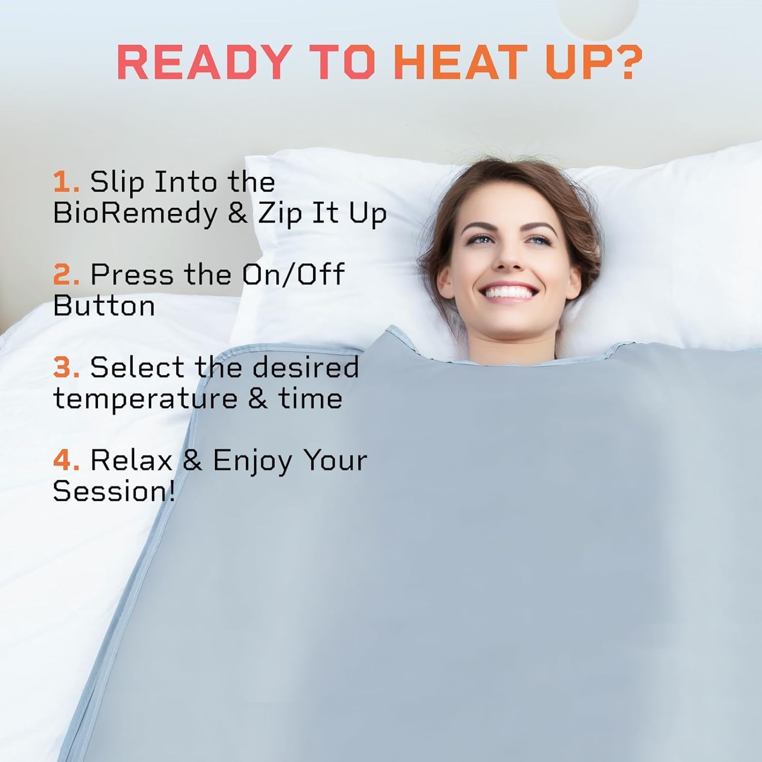 R A Products (2 Zone) Heat Sauna Blanket Portable Personal Sauna Far Infrared (FIR) for Relaxation at Home | Sauna Heating Blanket Slimming Anti Aging Hine Infrared Sauna Blanket
