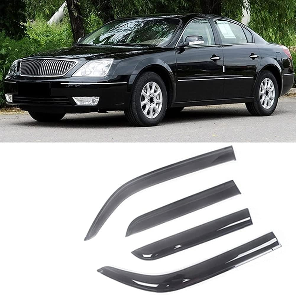 Fengxh Normal 4Pcs Smoke Tint Car Window Deflectors For Buick Lacrosse 2005-2016