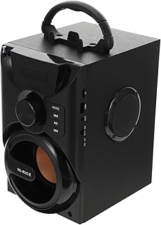 SECFOU 1Pc Caixa De Som Alto-Falante Mesa Caixa De Som De Madeira Alto-Falante Caixa De Som Portátil Caixa De Som Em Casa Leitor De Música Alto-Falante Portátil Alto-Falante Em Casa