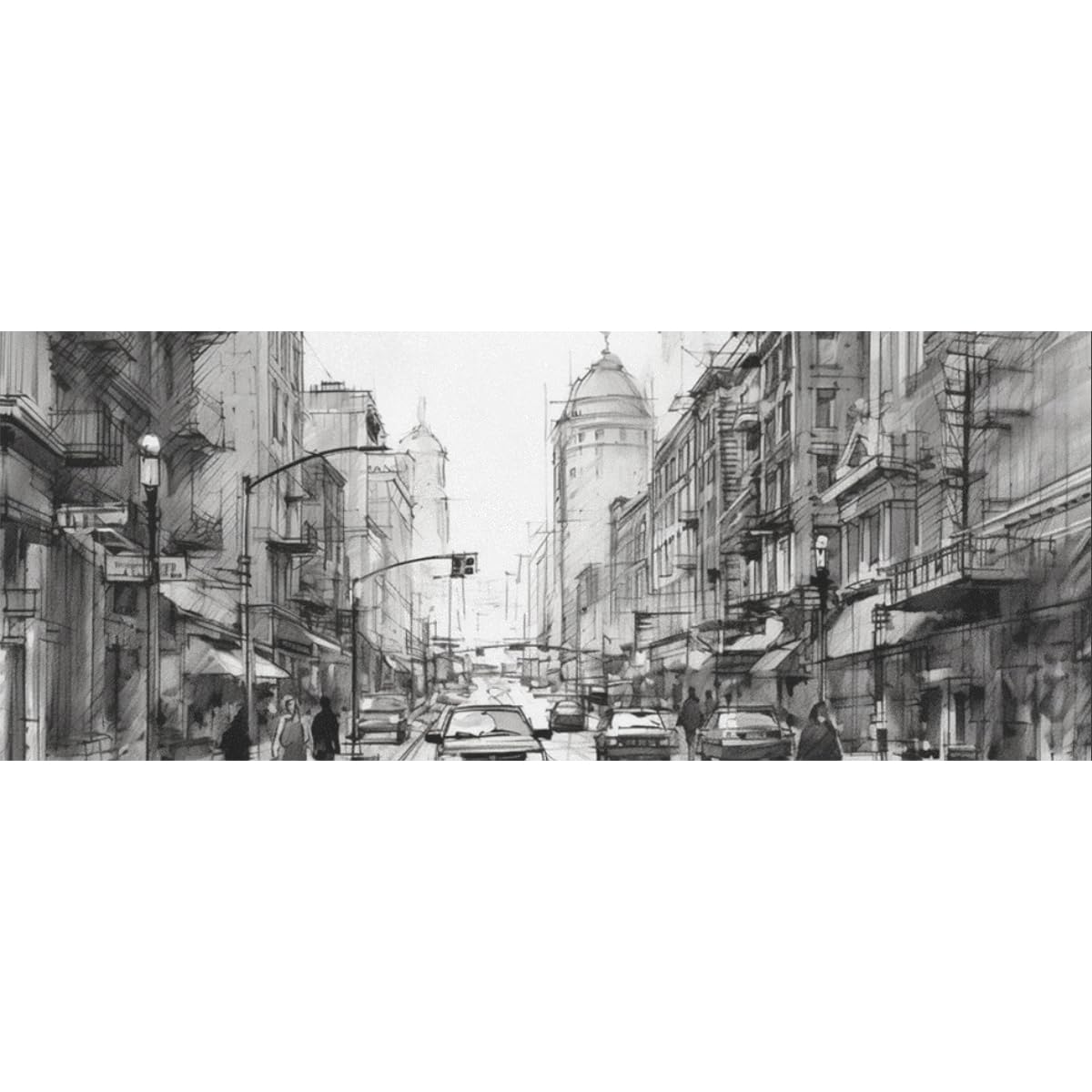 DNOVING 2 Rolls Busy urban street scene Birthday Wrapping Paper - 58 x 23 inch Gift Wrapping Paper for Boys & Girls Birthday & Friendsmas GWP-696015542