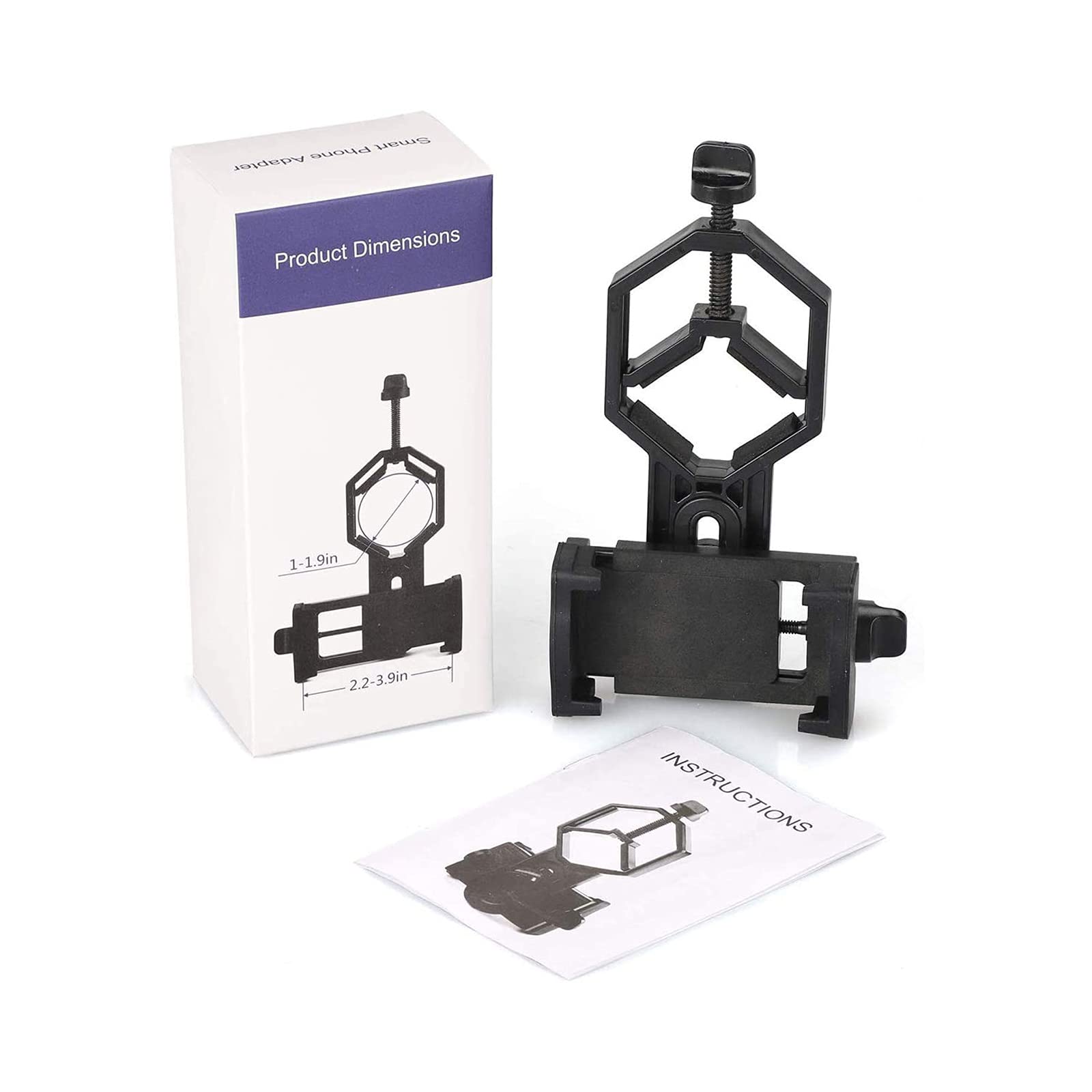 Svbony Adattatore Smartphone Telescopio Cannocchiale,Alluminio Universale Adattatore Telefono Telescopio Cannocchiale,Compatibile con SV28 SV13 SV14