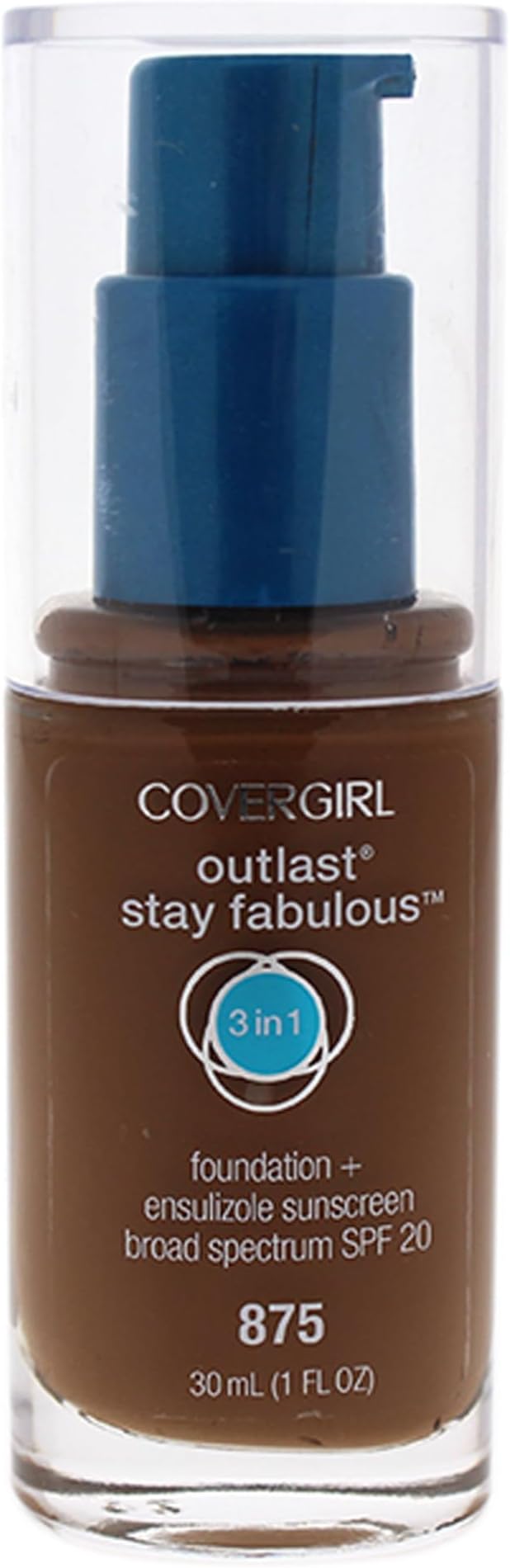 Outlast All-Day Stay Fabulous 3-in-1 Foundation Soft Sable, 1 oz (packaging may vary)