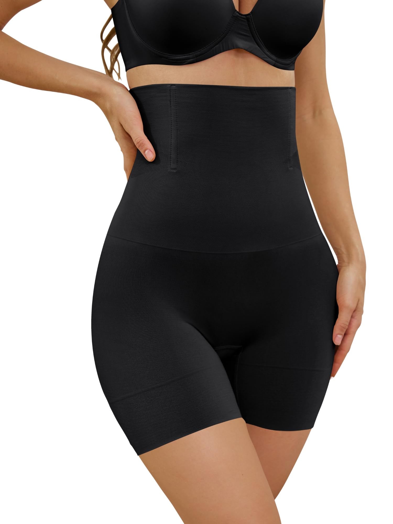 Guaina Contenitiva Donna Pancia Piatta,Pancera Contenitiva Donna a Gamba Lunga,Mutande Contenitive Modellanti – Intimo Push Up Post Parto,Tessuto Elastico e Traspirante