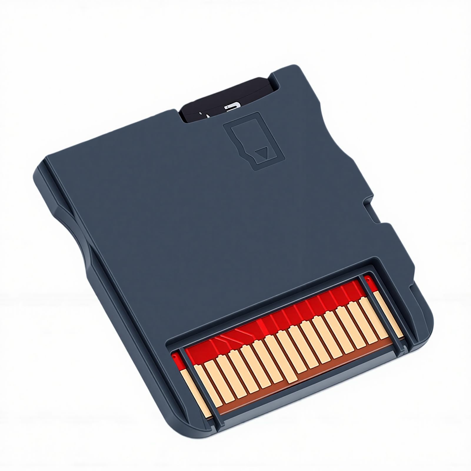 GOWENIC Scheda Flash per Videogiochi, Multifunzionale e retrò, Gestione e Backup Automatico, con Memoria Integrata da 64 GB, per Console di Gioco 2DS 3DS (BLACK)