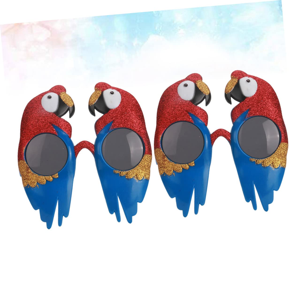 PRETYZOOM 2pcs Funny Party Eyeglasses Cosplay Glasses Parrot Glasses Adults Women Silly Parrot Eyeglasses Glasses for Party Cosplay Costume Harry Big Crazy Prop Parrots Funny Glasses