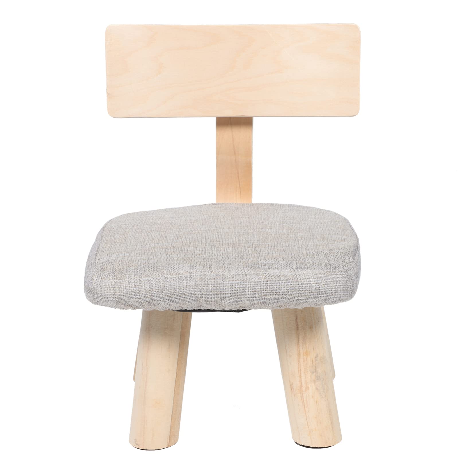 Kids Small Wooden Back Stool: Step Stool Kids Stool Foot Stool Foot Step  Stool Bedside Step Stool for Kids Toddlers Adults Kitchen Bathroom Bedroom