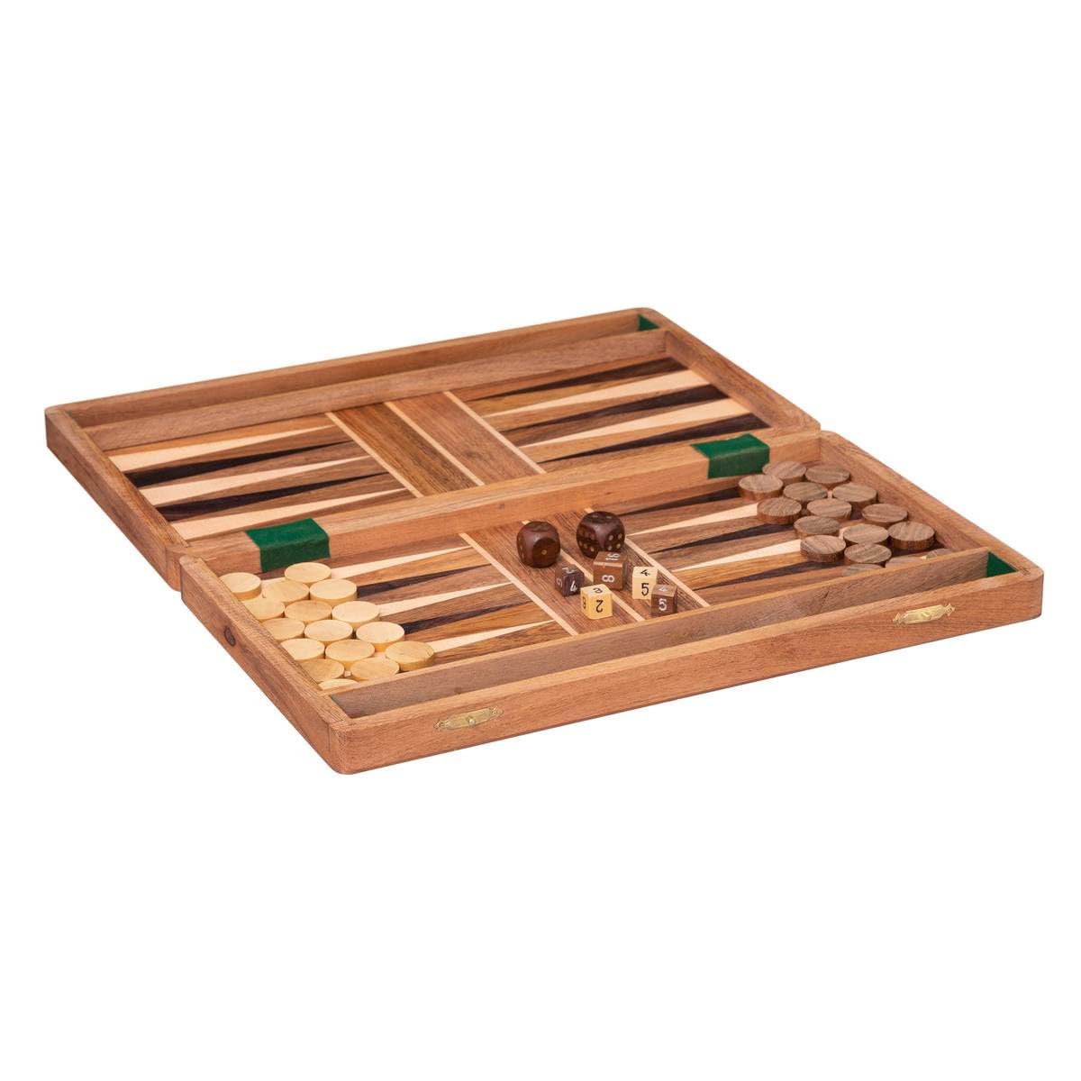 Atmosphera - Jeu Backgammon - Bois 36x40-5 cm
